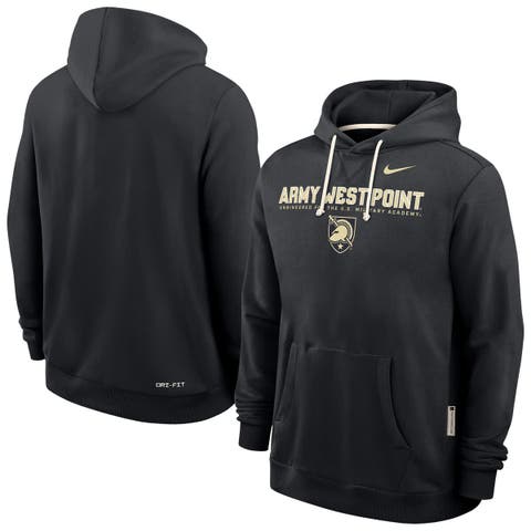 Men's Nike Black Army Black Knights 2025 Sideline Standard Issue Dri-FIT Hoodie