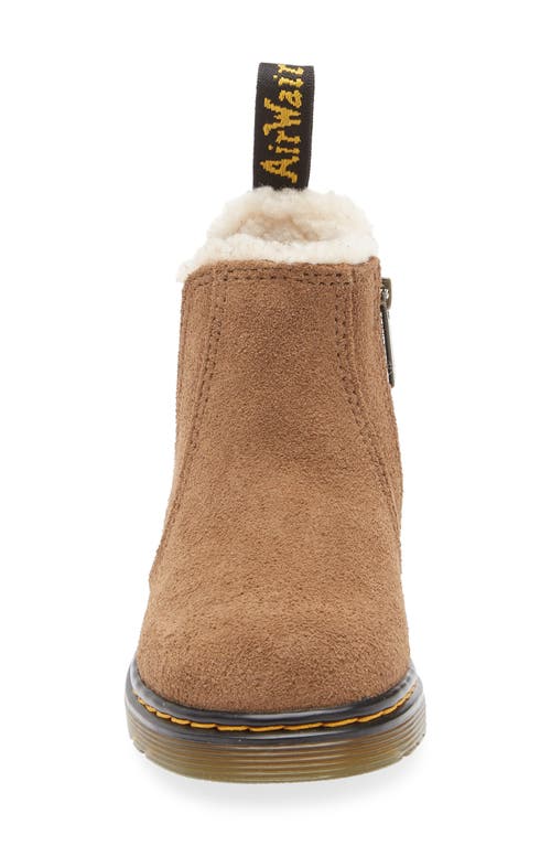 Dr. Martens' Dr. Martens 2976 Faux Shearling Lined Lug Sole Boot In Brown