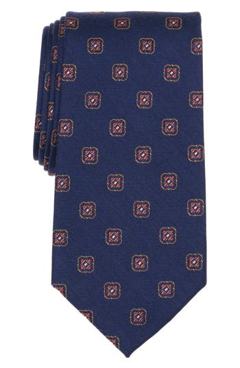 Brooks Brothers Spaced Neat Tie In Gold