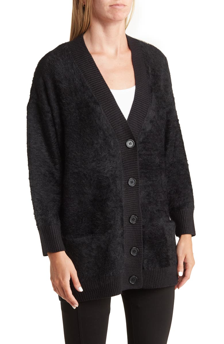 T Tahari Eyelash Cardigan, Main, color, 