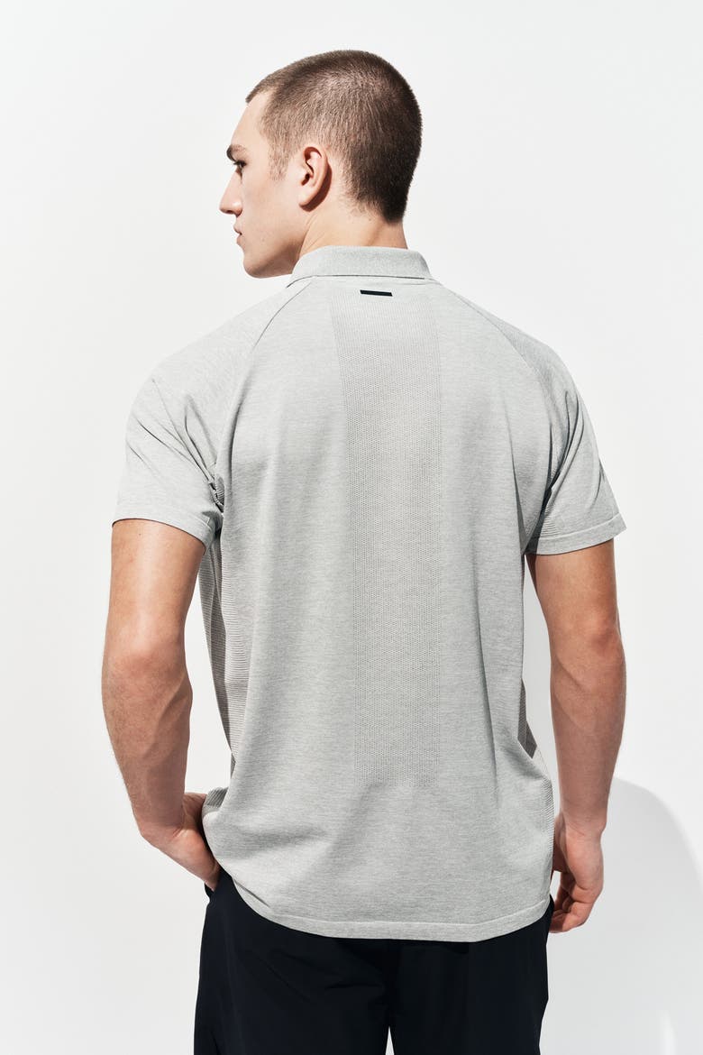 Regular Fit Tennis T-shirt With Drymove, Alternate, color, Light gray melange