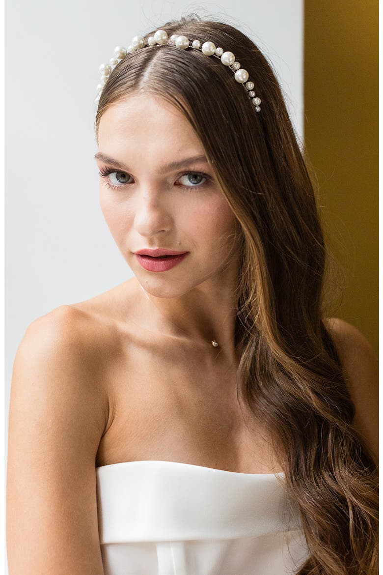Gabriela Halo Hair Comb, Alternate, color, SILVER