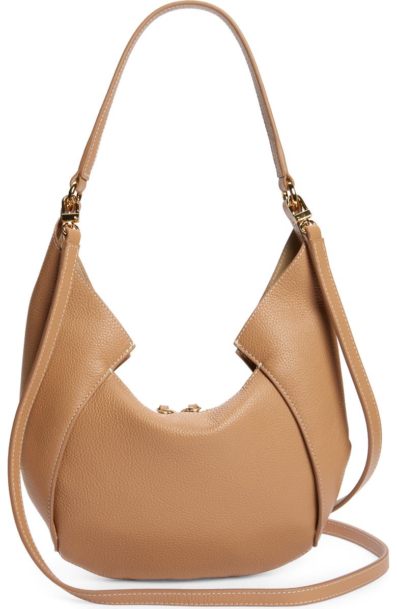 Ree Projects Mini Riva Pebbled Leather Tote, Alternate, color, Clay