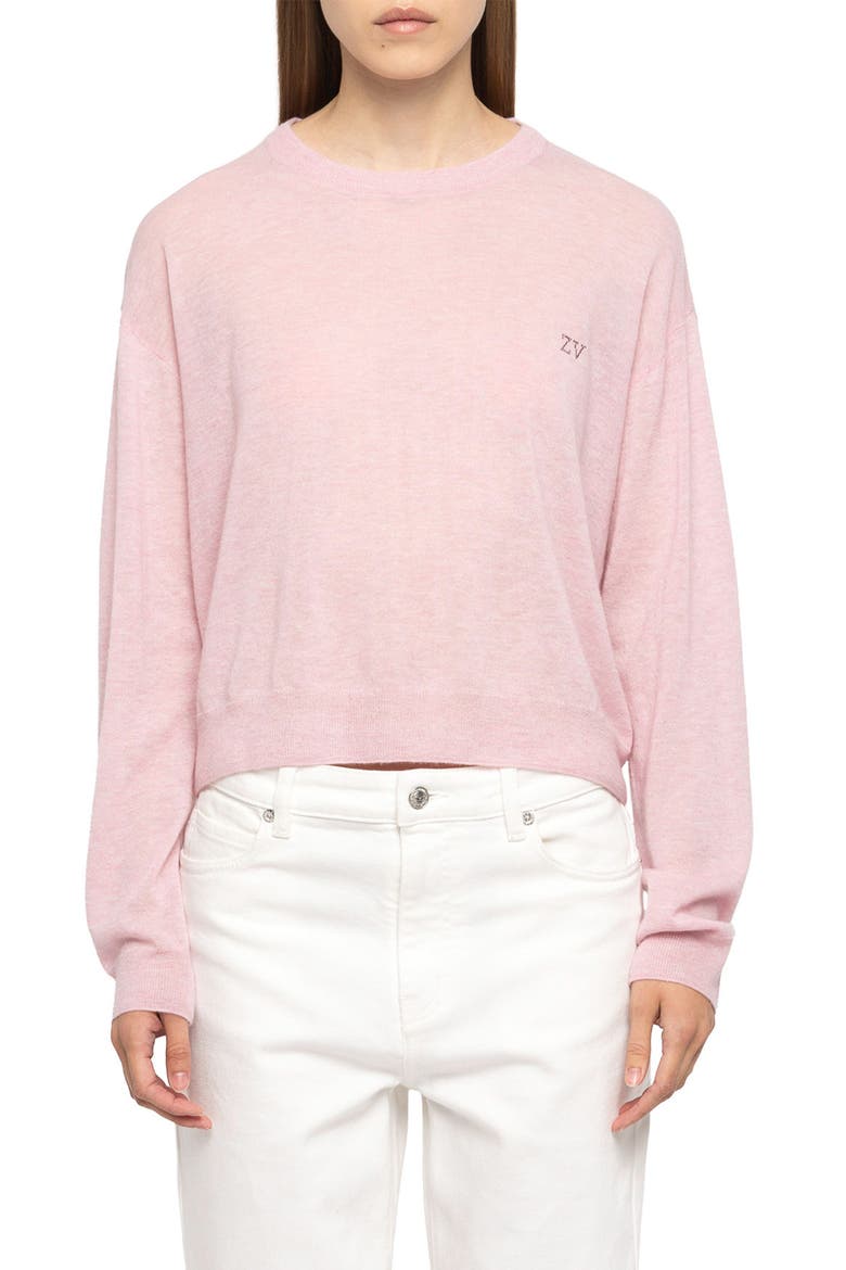 Swapy Cashmere Sweater, Main, color, PEONIE