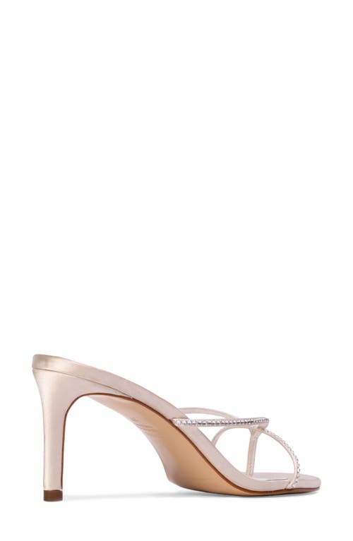 Black Suede Studio Jade Slide Sandal In Coconut Embellished