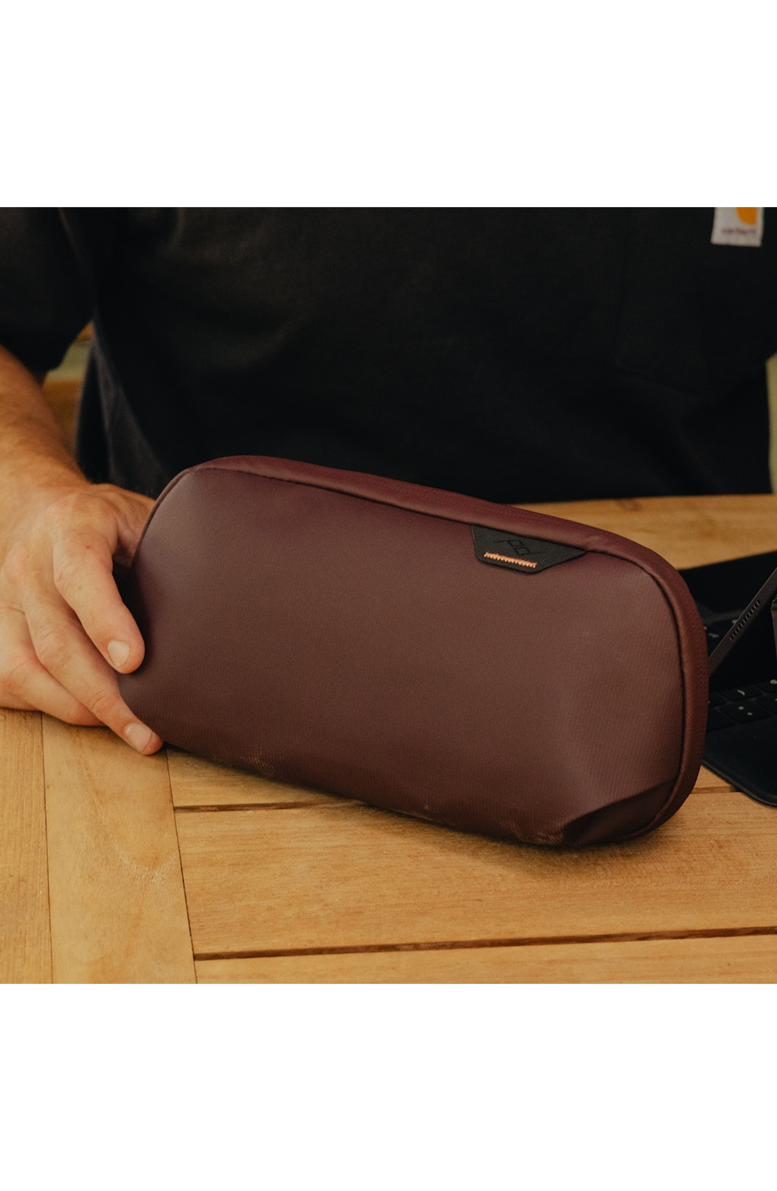 Tech Pouch, Alternate, color, Eclipse