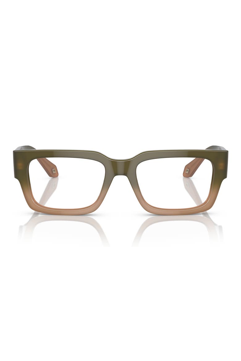53MM RECTANGLE, Main, color, GRADIENT GREEN/ BROWN / DEMO