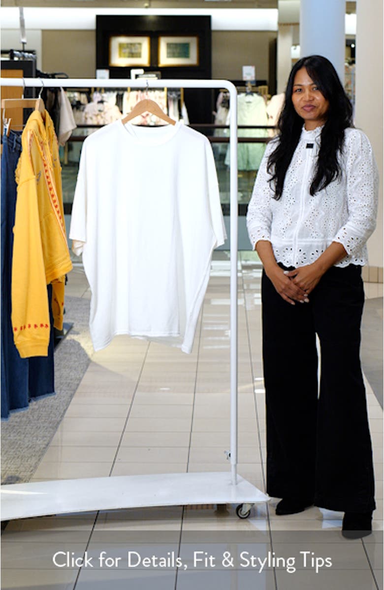 Devon Oversize Cotton T-Shirt, sales video thumbnail