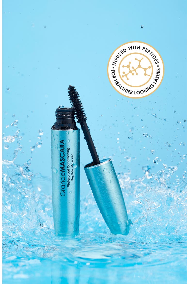 GrandeMASCARA Waterproof Conditioning Peptide Mascara, Alternate, color, BLACK
