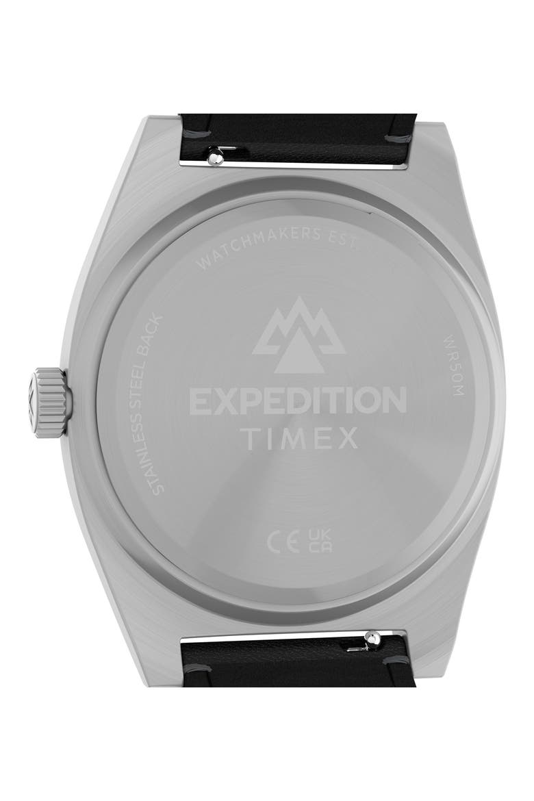 Expedition Capstone Silicone Strap Watch, 41mm, Alternate, color, SILVER-TONE