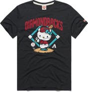 Homage Unisex Homage  Charcoal Arizona Diamondbacks Hello Kitty Tri-Blend T-Shirt