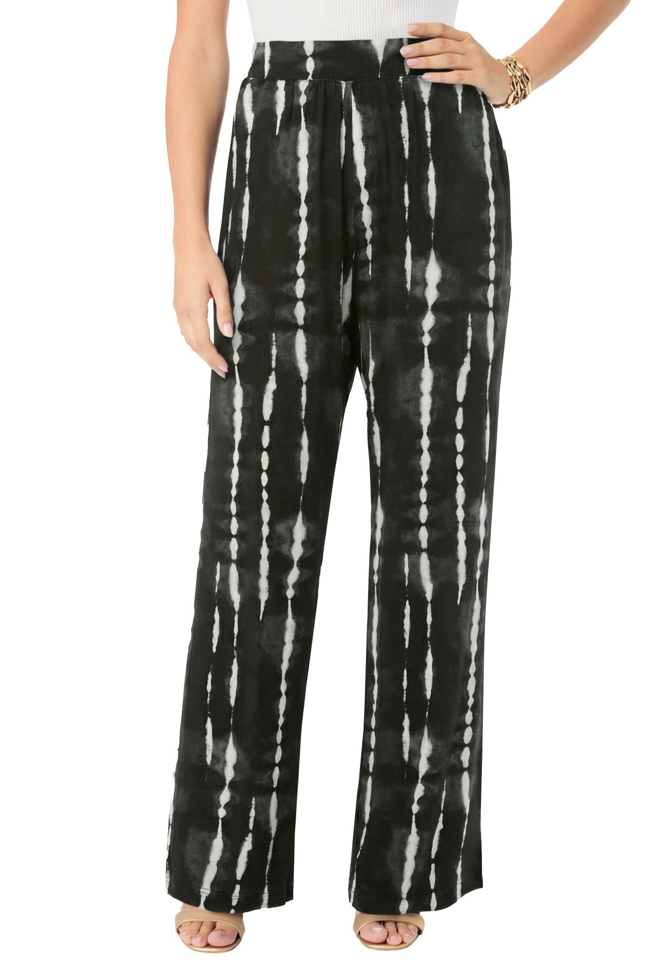 BLACK VARIEGATED TIE DYE