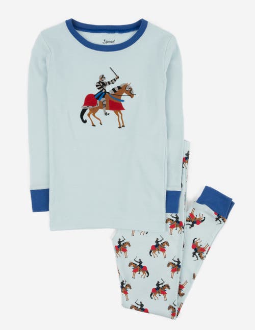 Leveret Kids Cotton Two-piece Printed Pajamas, Animals & Characters In Green