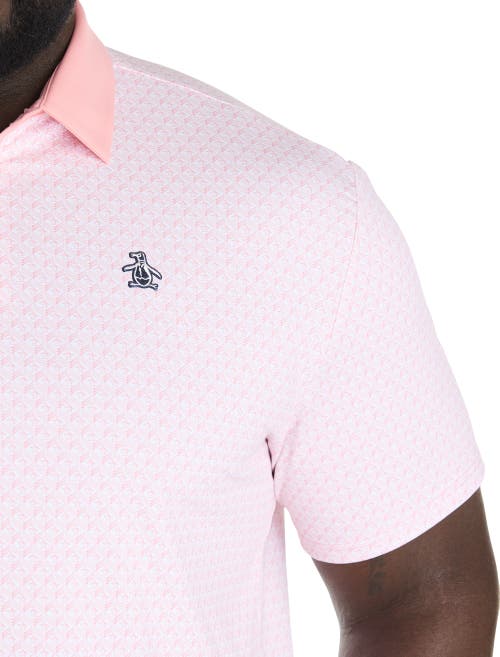 ORIGINAL PENGUIN ORIGINAL PENGUIN BIG & TALL ALLOVER PETE POLO SHIRT