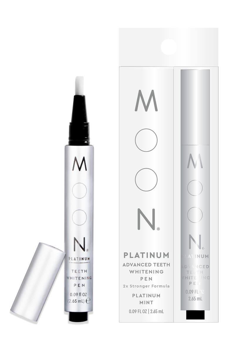 MOON Teeth Whitening Pen, Main, color, Platinum