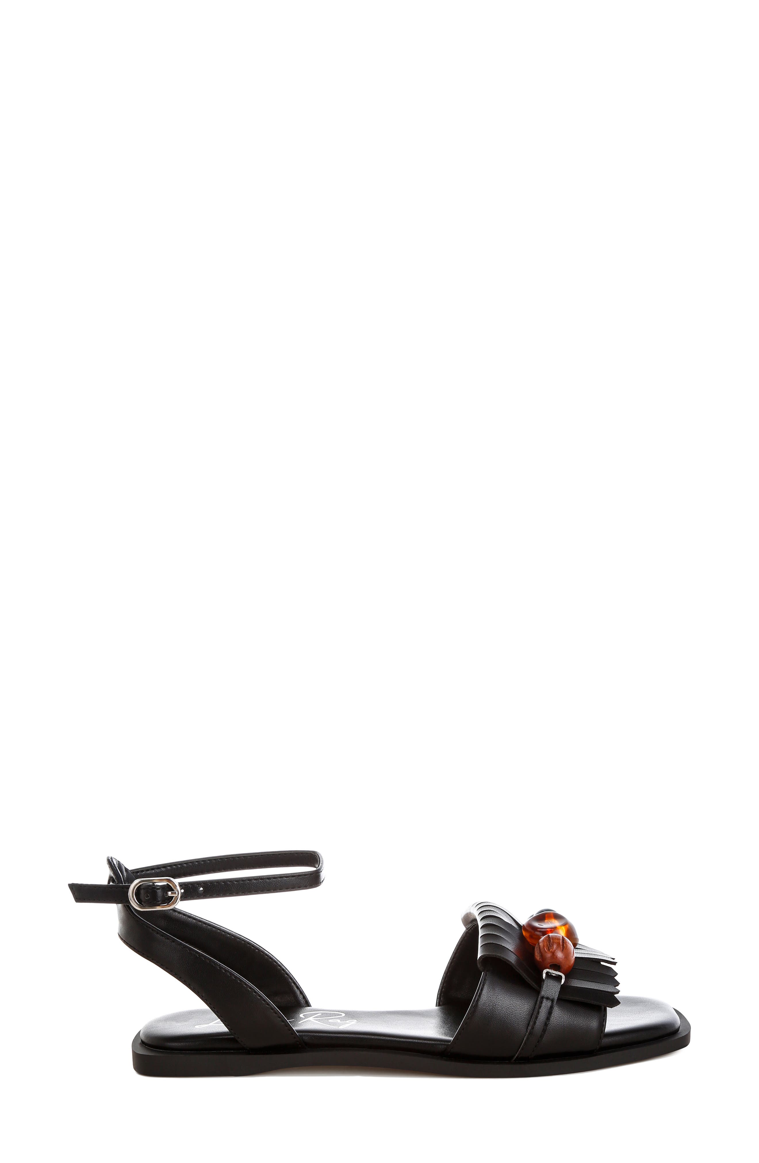 LONDON RAG Morgine Ankle Strap Sandal, Alternate, color, Black