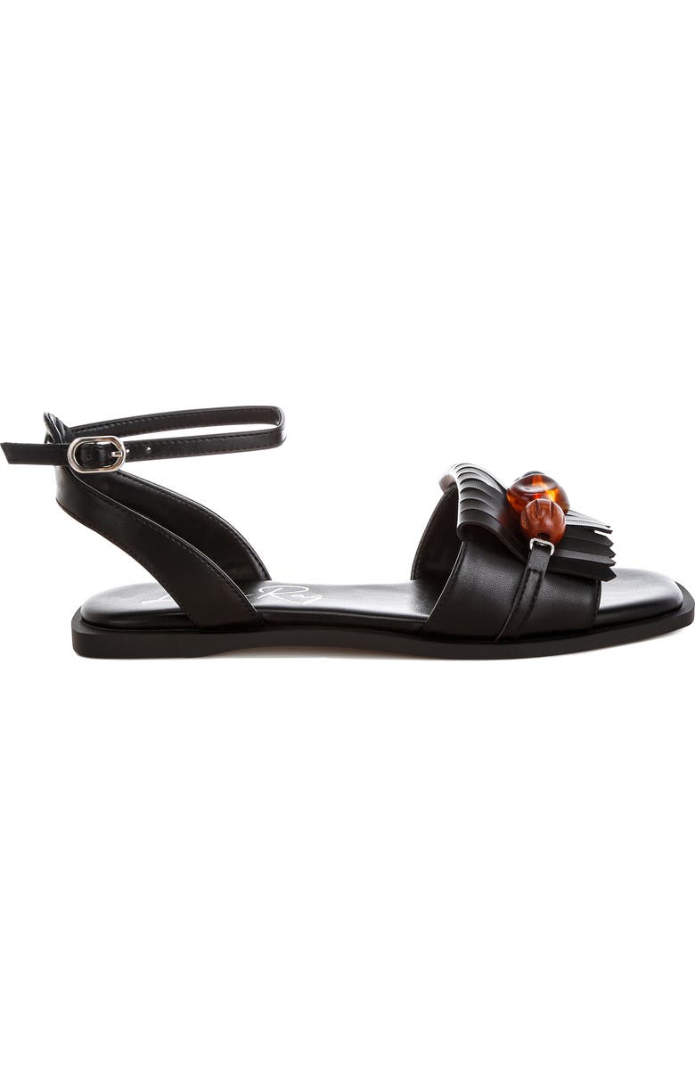 LONDON RAG Morgine Ankle Strap Sandal, Alternate, color, Black