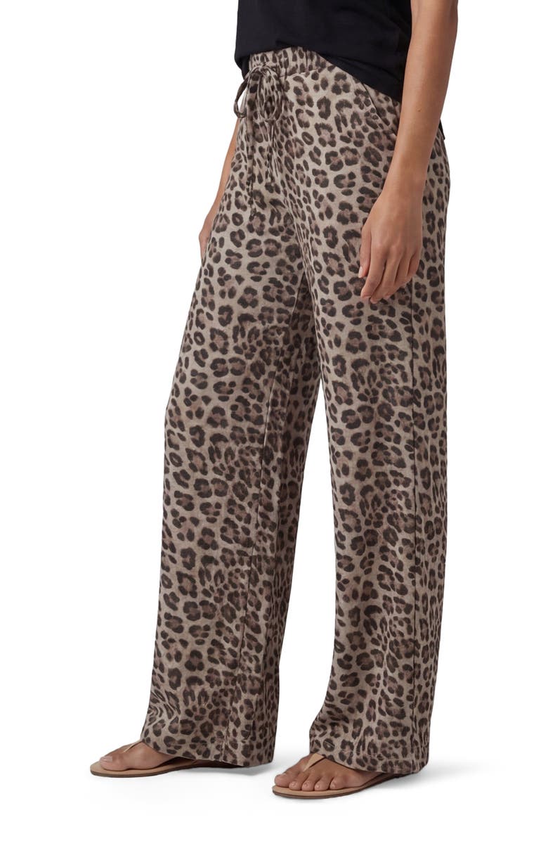 Lords of Harlech Leopard Womens Wide-leg Pant, Alternate, color, Leopard Brown