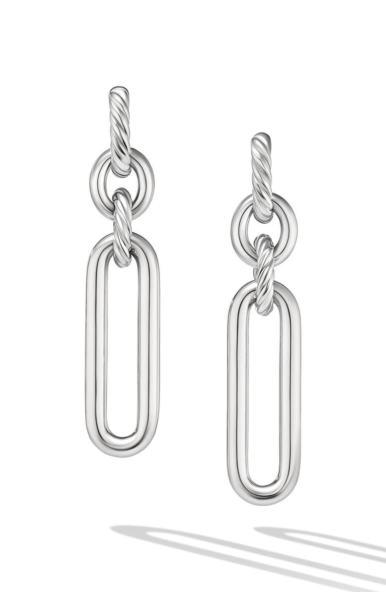 David Yurman Lexington Double Link Drop Earrings, Main, color,