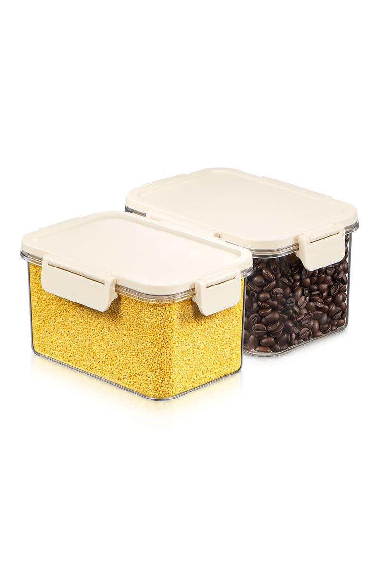 2-Piece Airtight Food Storage Container Set, Alternate, color, NO COLOR