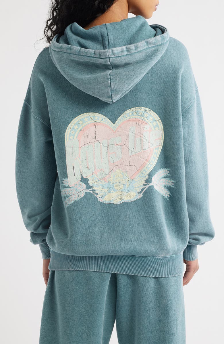 BOYS LIE Breakfast Beers Hoodie, Alternate, color, Blue