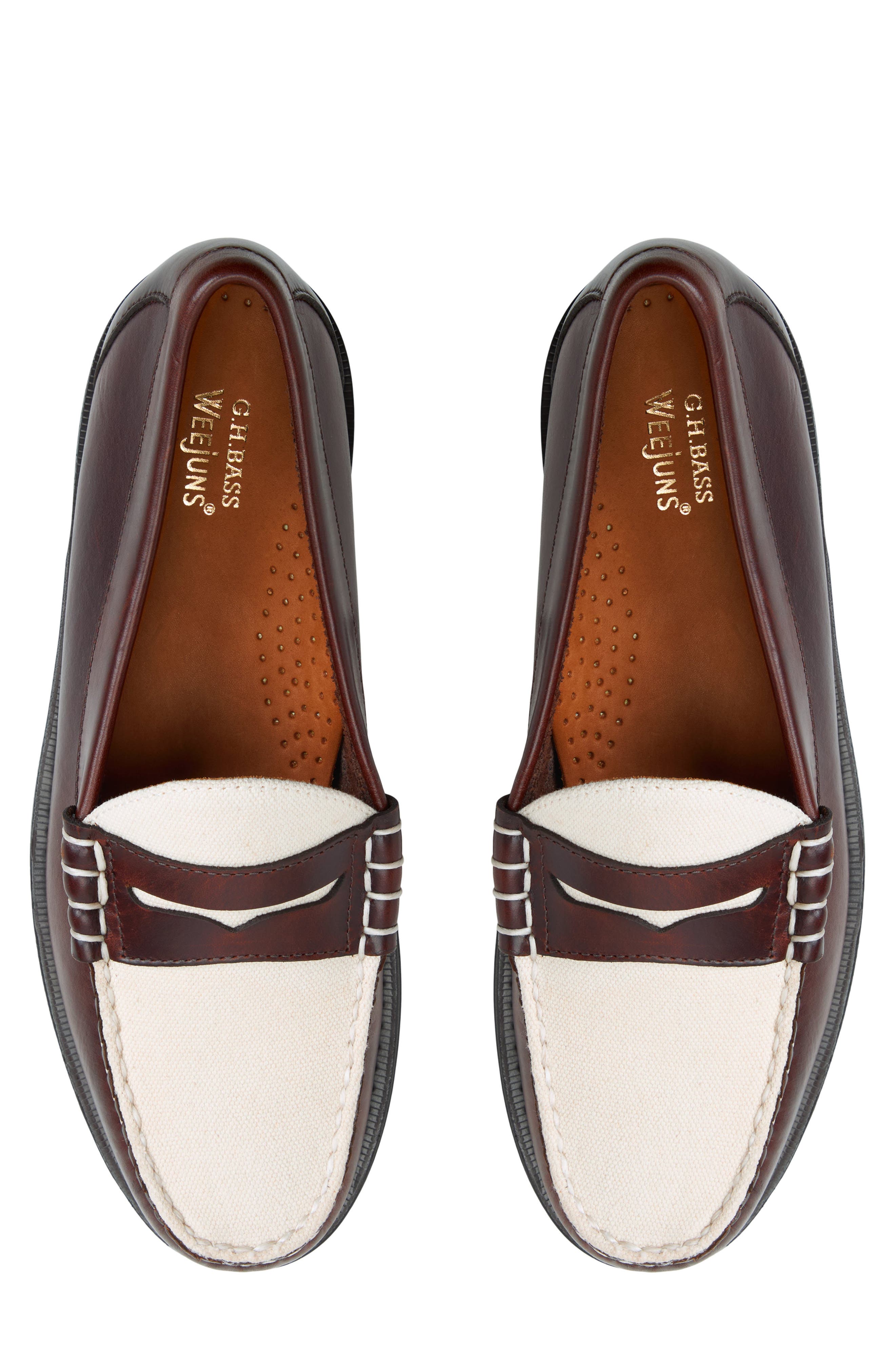 G.H.BASS Larson Penny Loafer, Alternate, color, Brown
