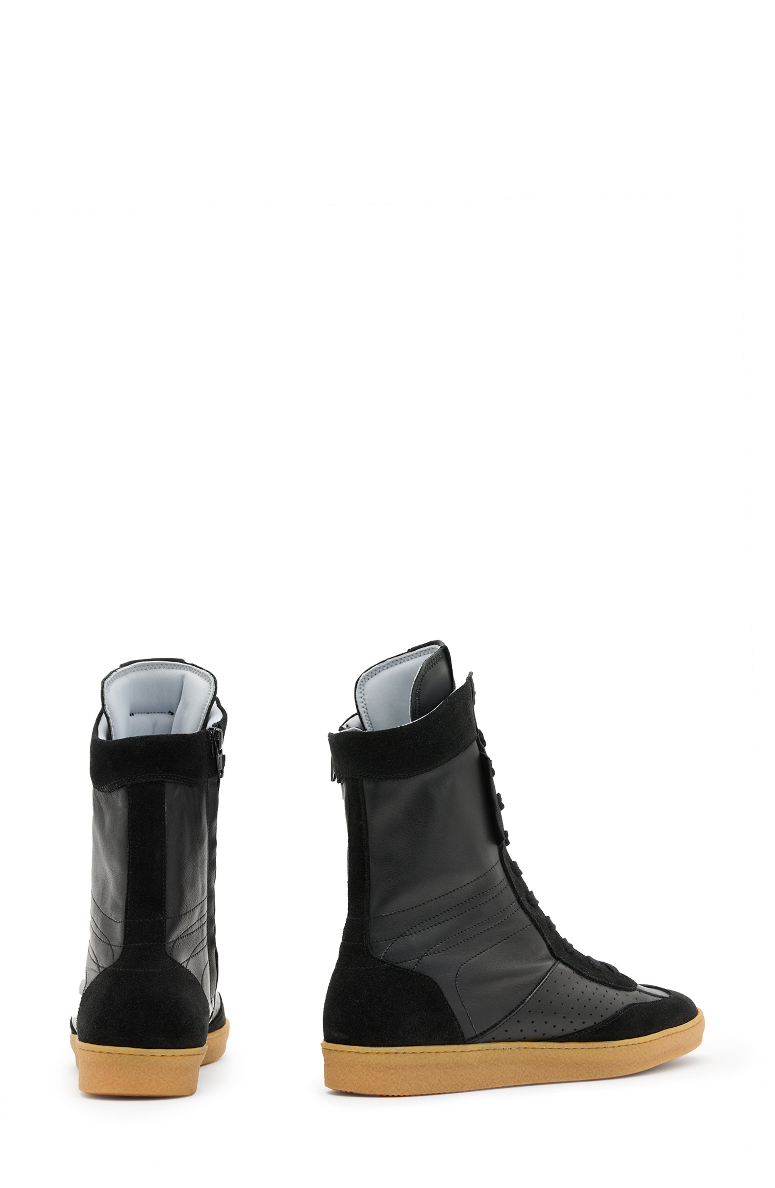 AllSaints Louise High Top Sneaker, Alternate, color, 