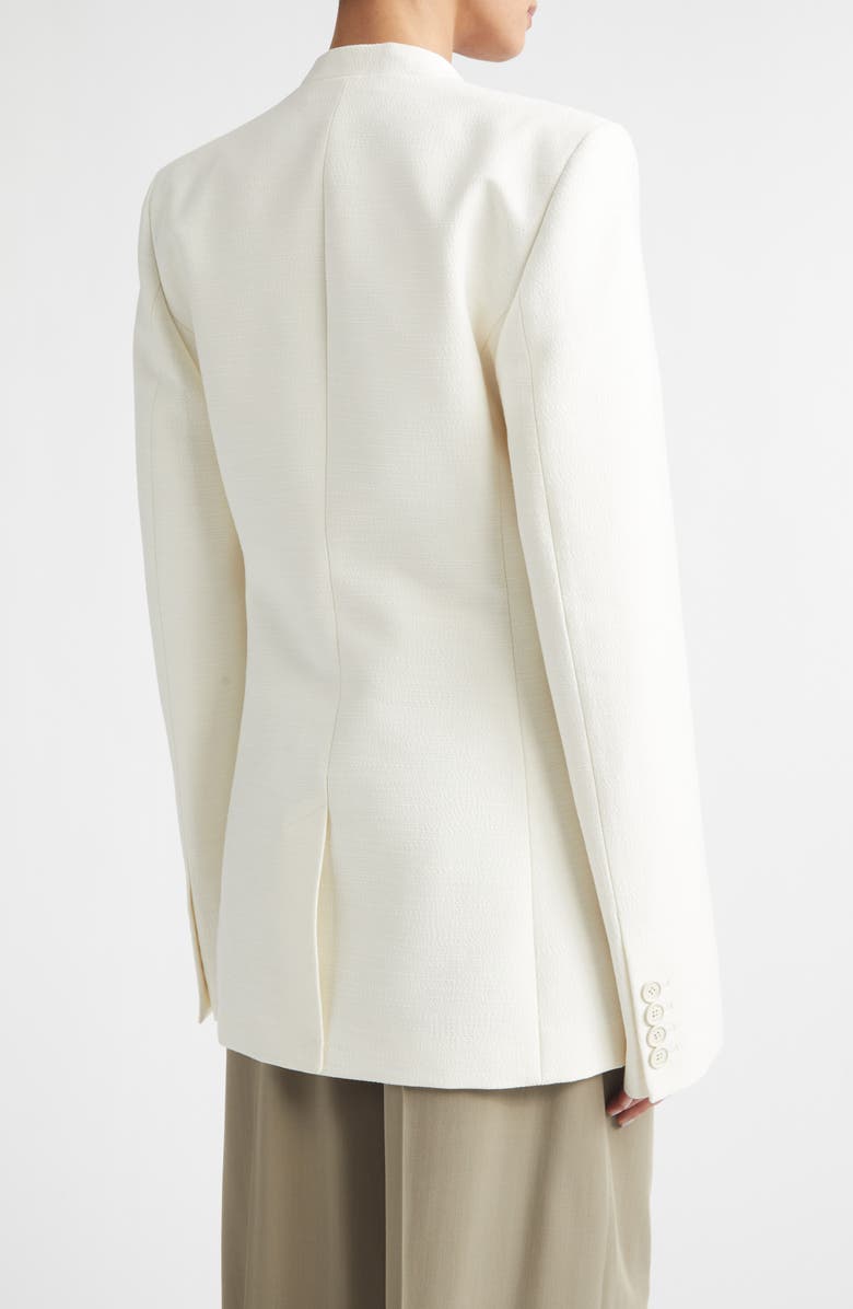TOTEME Basket Weave Blazer, Alternate, color, Ecru