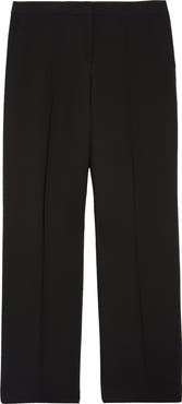 Lafayette 148 New York Gates Wool & Silk Crepe Straight Leg Trousers