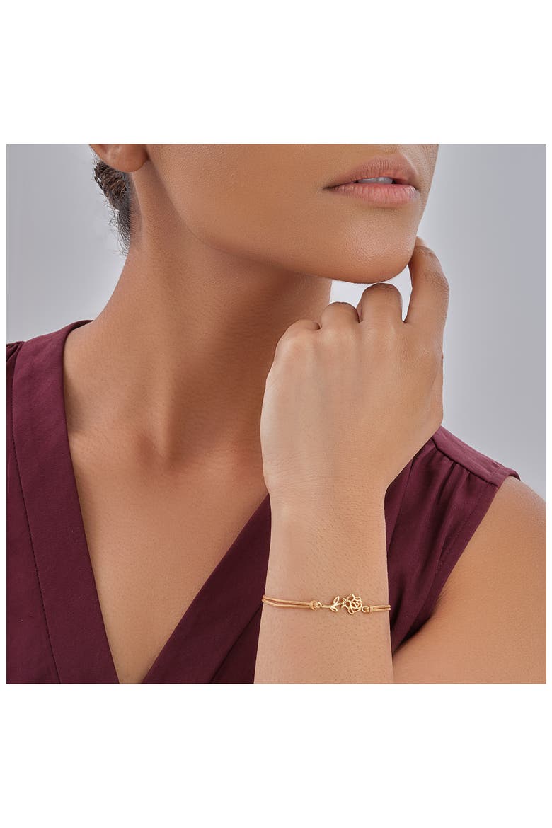 Birth Flower Bracelet, Alternate, color, GOLD- JUNE