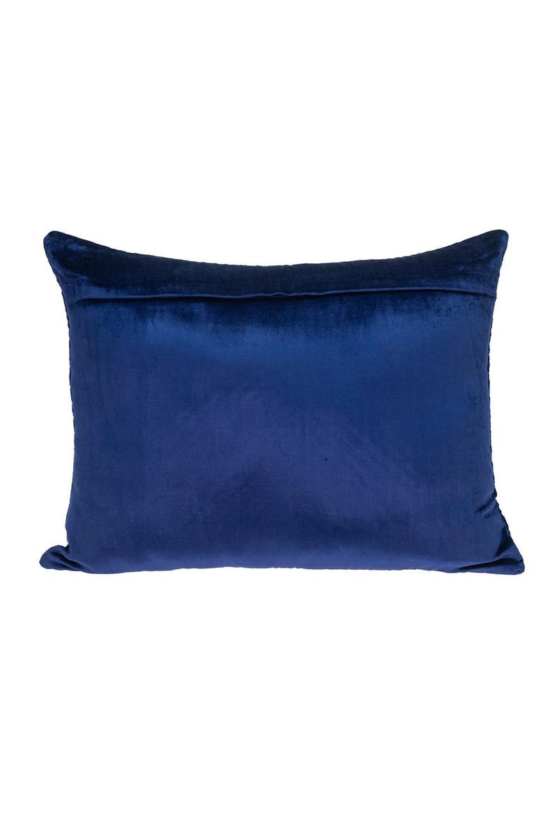 Miki Throw Pillow, Alternate, color, BLUE
