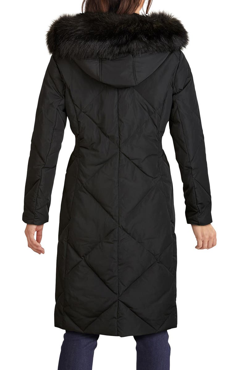 Cole Haan Signature Water Resistant Parka with Faux Fur Trim, Alternate, color, 