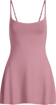 SKIMS Smooth Lounge Scoop Neck Mini Dress