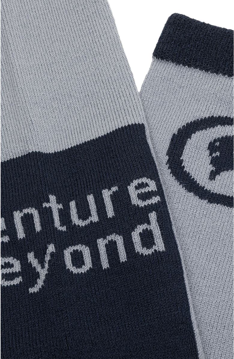 Backcountry Venture Beyond Merino Blend Ski Sock, Alternate, color, Midnight Blue/Tradewinds