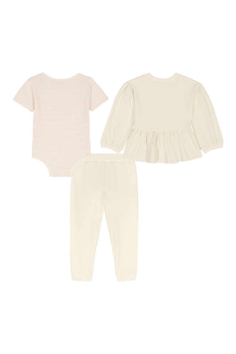 3-Piece Jacket, Bodysuit & Joggers, Alternate, color, IVORY