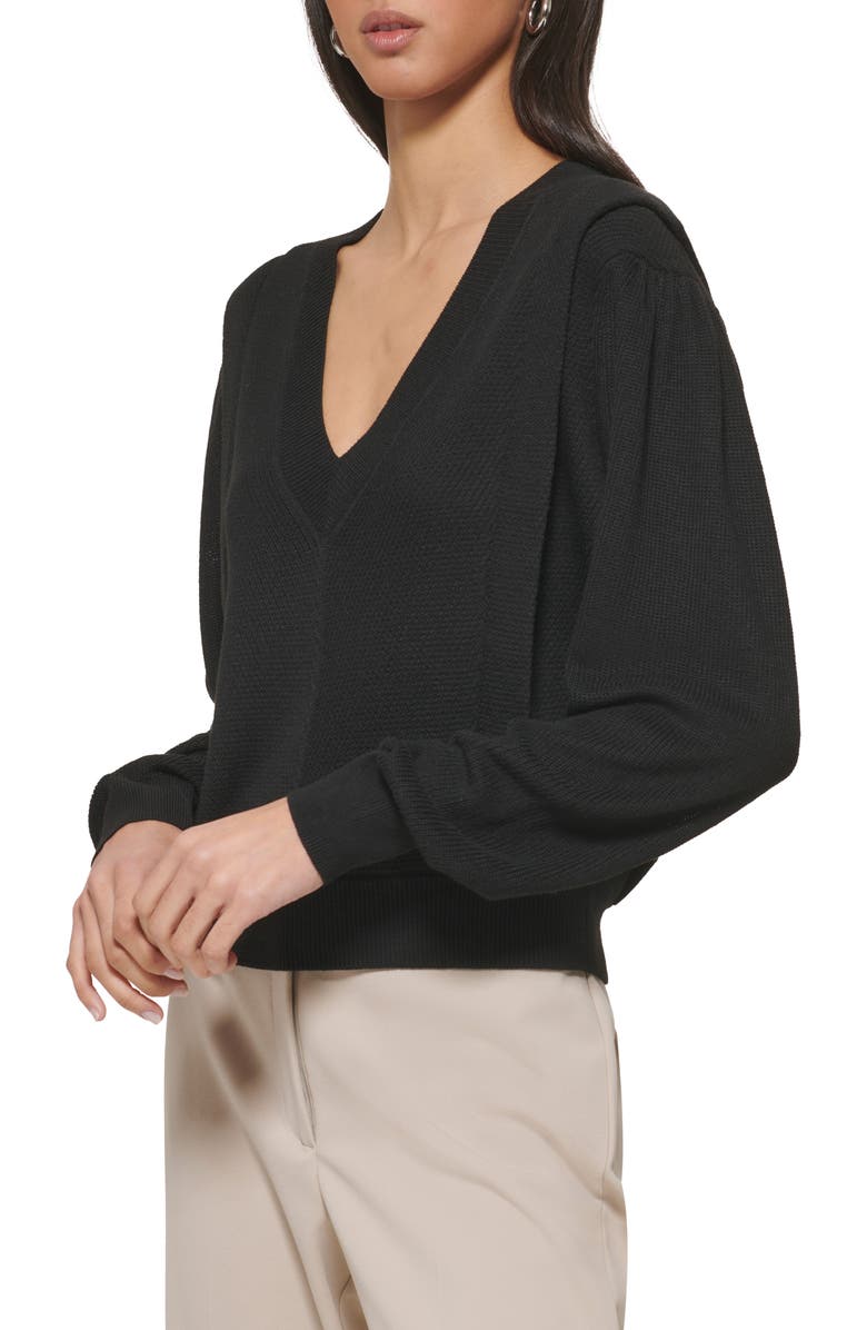 DKNY Flange Sweater, Alternate, color,