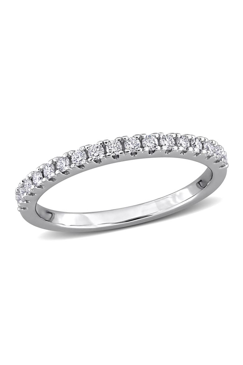 Lab Grown Diamond Anniversary Ring, Main, color, Sterling Silver