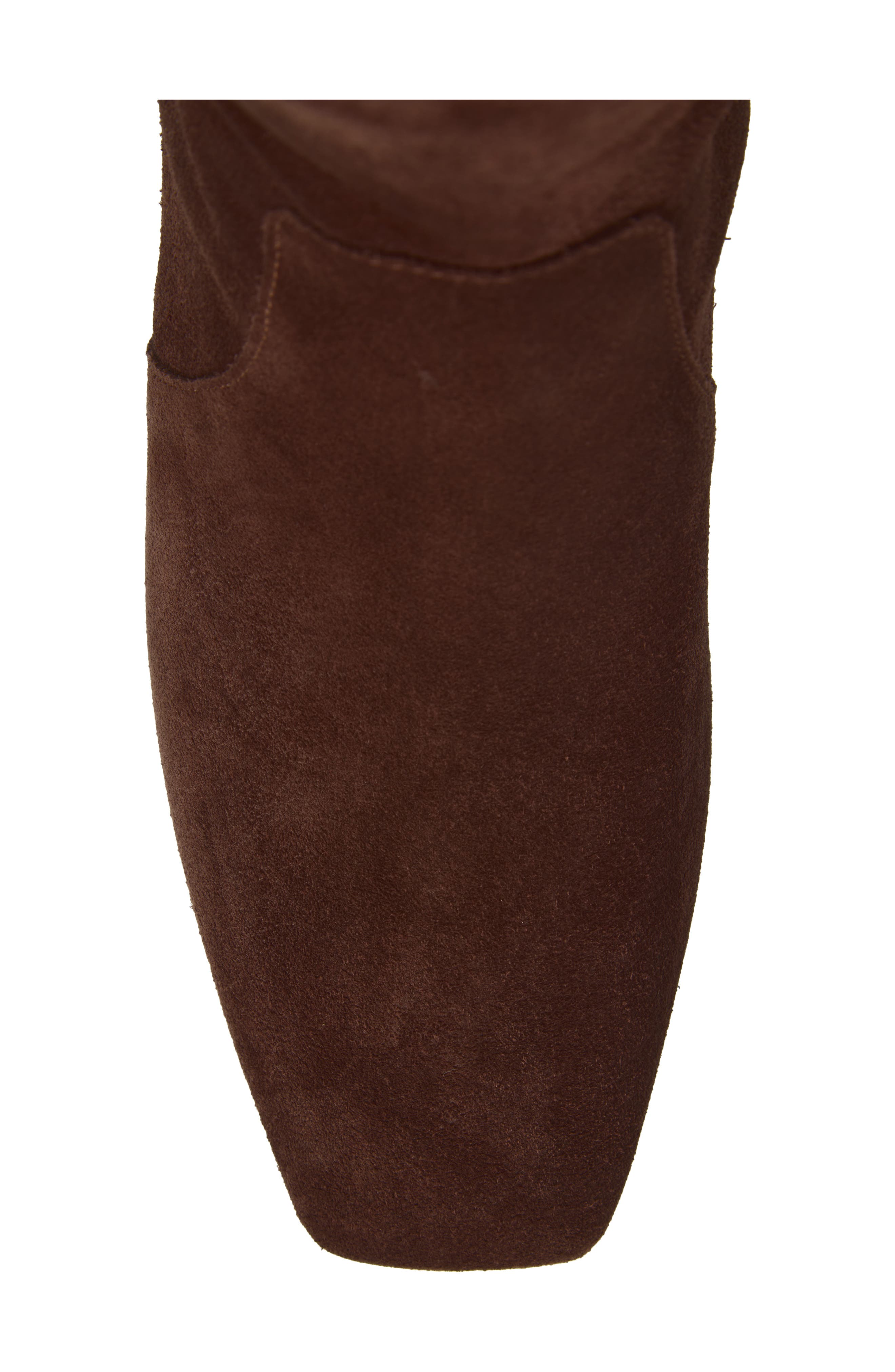 Kels Leather Knee High Boot, Alternate, color, WALNUT