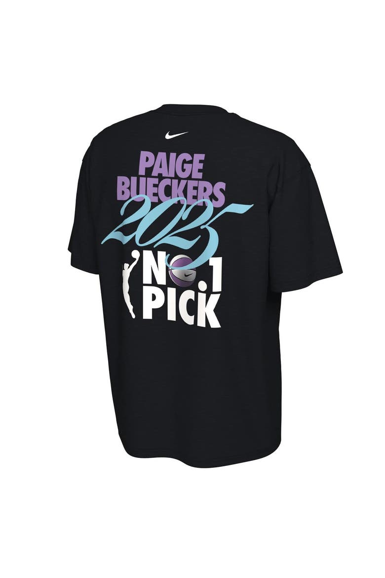 Unisex Nike Paige Bueckers Black 2025 WNBA Draft The One T-Shirt, Alternate, color, Black