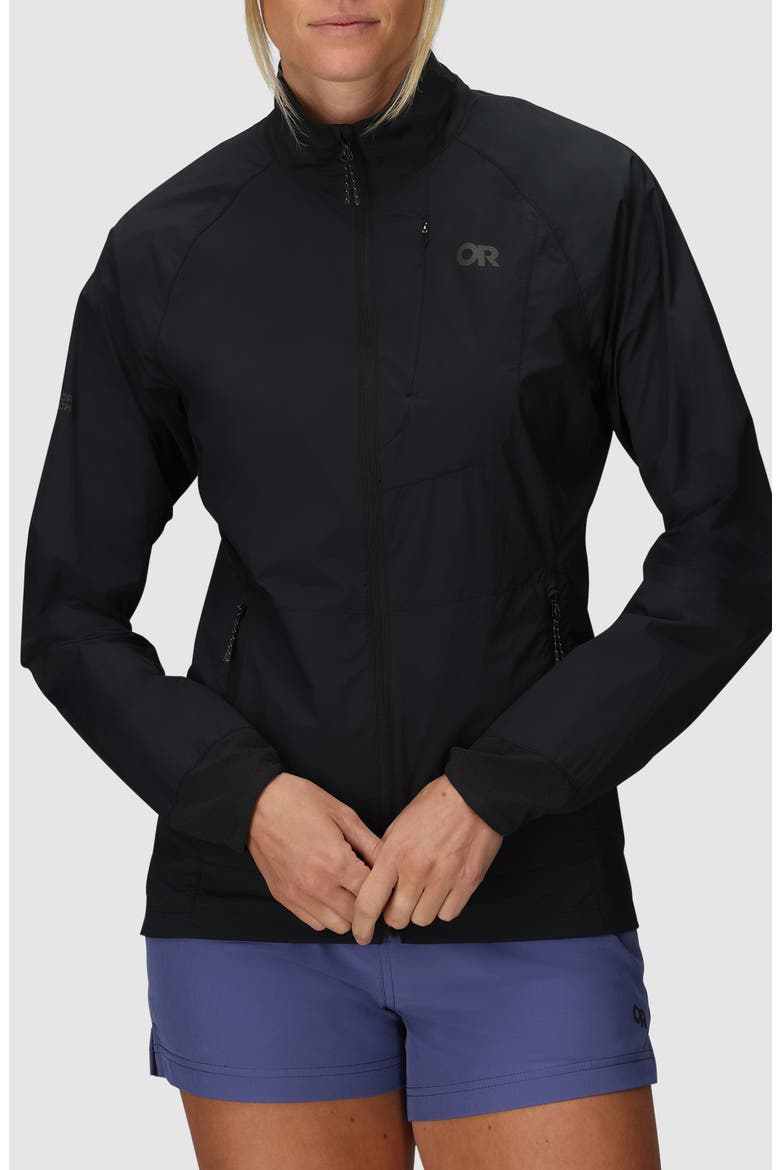 Deviator Wind Jacket, Main, color, BLACK