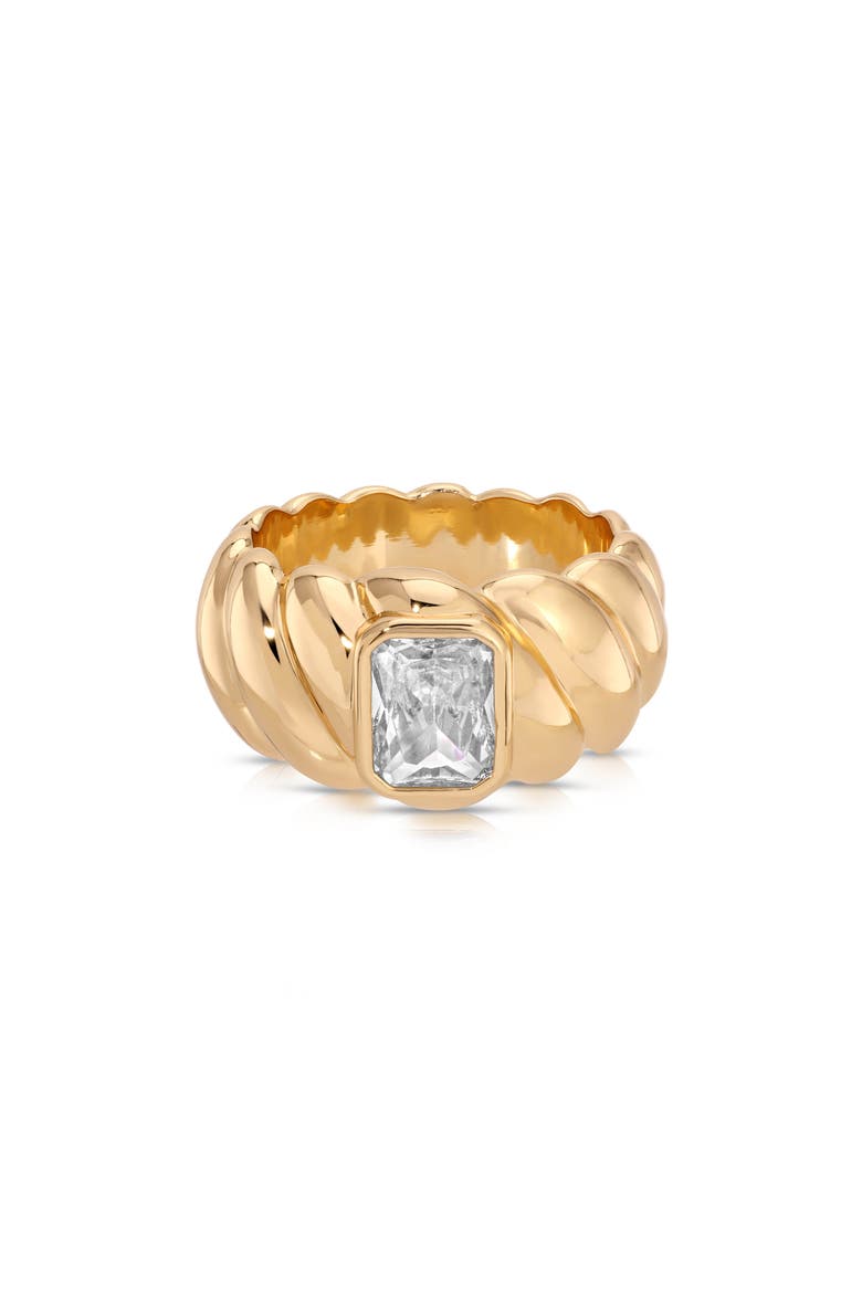 So Twisted Statement Ring, Alternate, color, GOLD