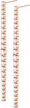 HauteCarat Lab Grown Diamond Drop Earrings
