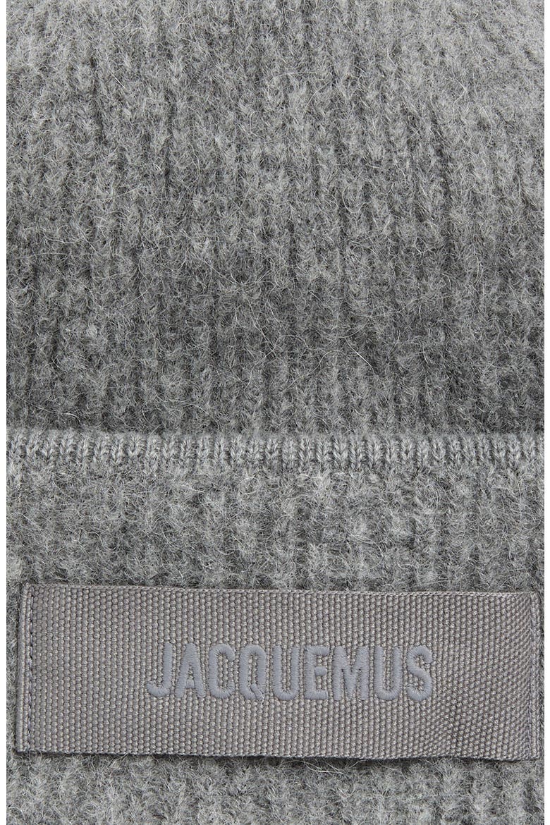 Le Bonnet Grosgrain Alpaca & Wool Blend Beanie, Alternate, color, DARK GREY 970