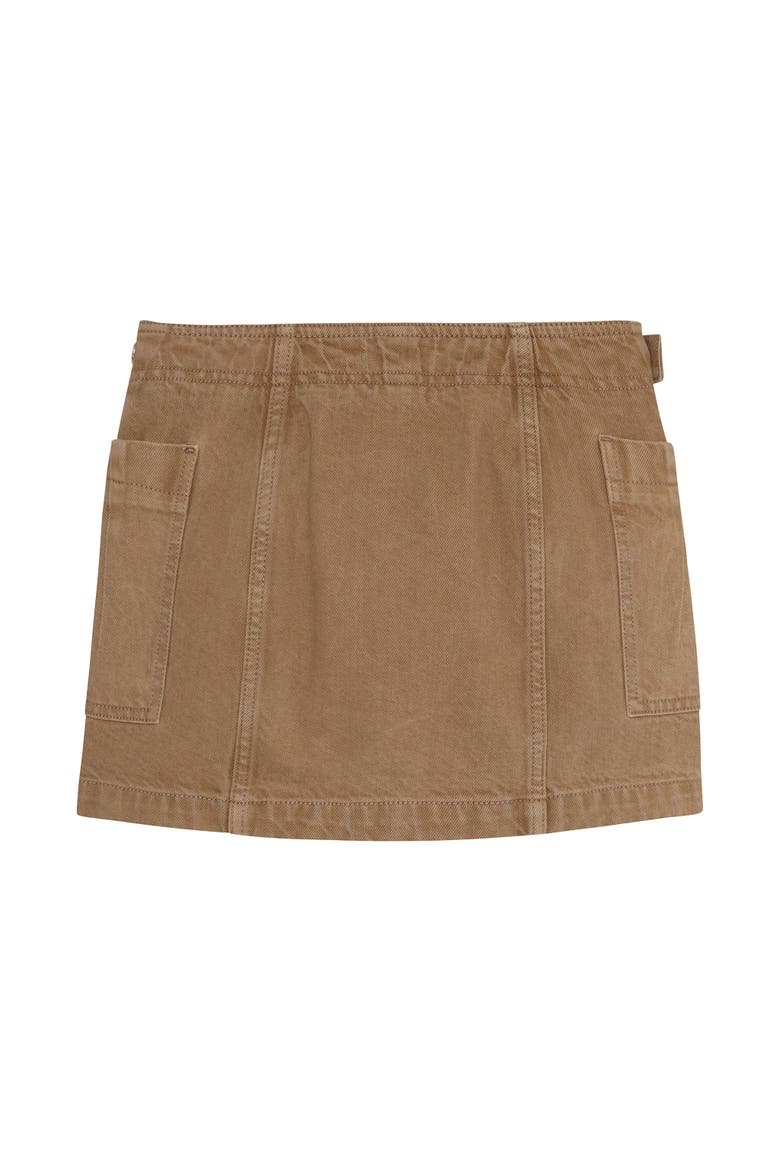 Selina Wrap Skirt, Alternate, color, Savannas