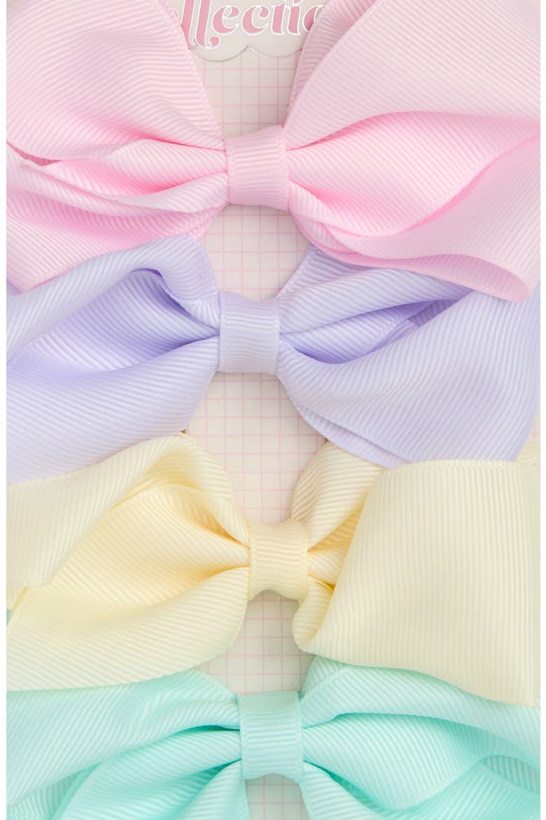 Baby 4-Pack Assorted Bows, Alternate, color, PASTEL COMBO