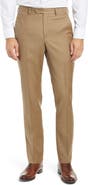 Santorelli Roma Flat Front Loro Piana Wool Serge Dress Pants