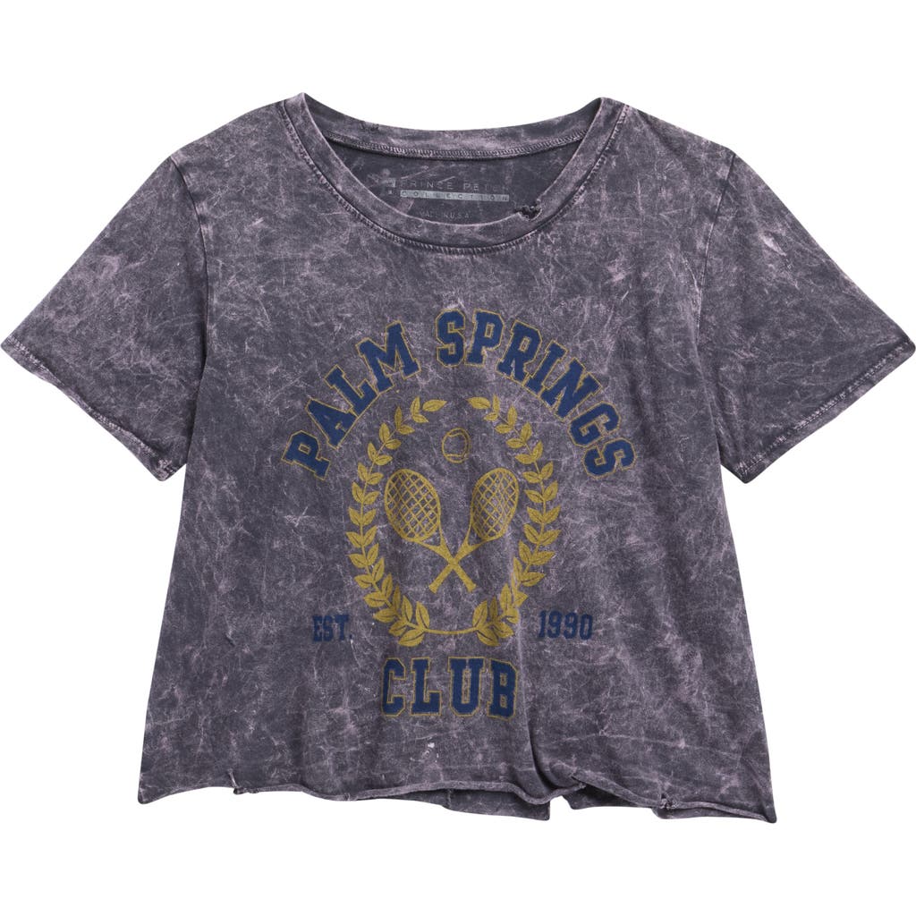 Prince Peter Palm Springs Club Graphic T-shirt In Gray