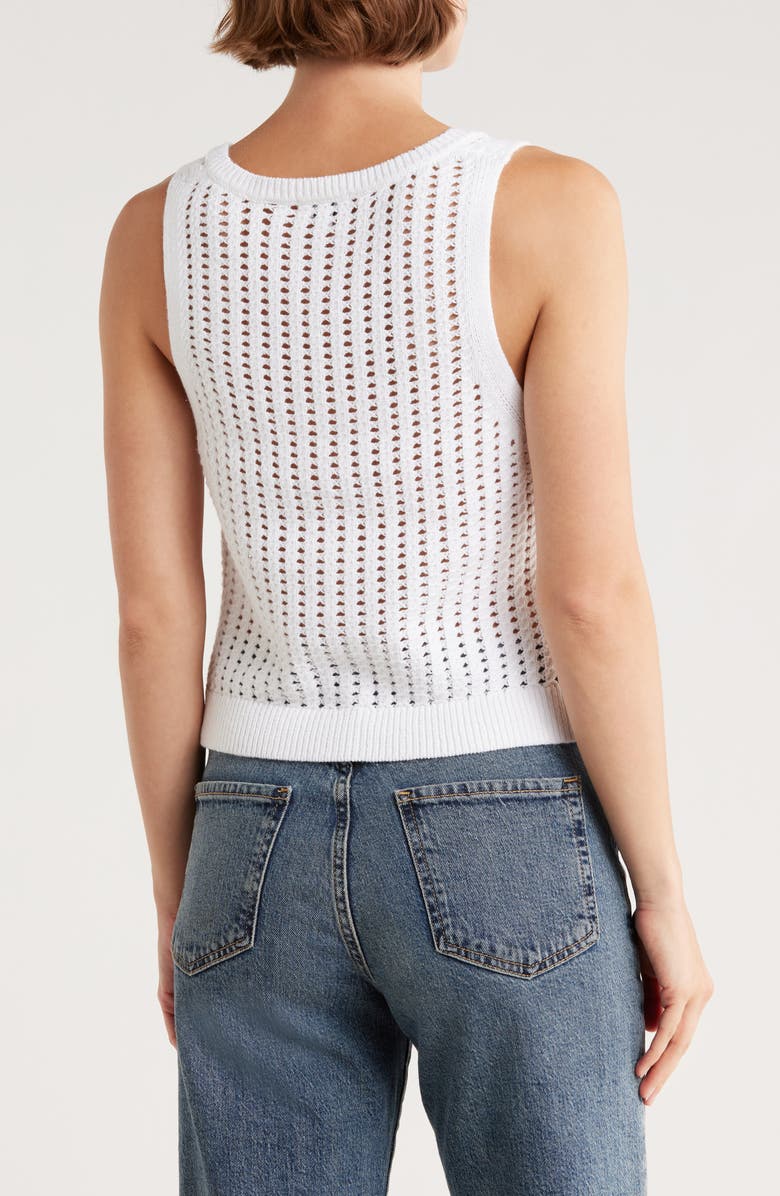 525 Lisa Cotton Sweater Tank, Alternate, color, Bleach White