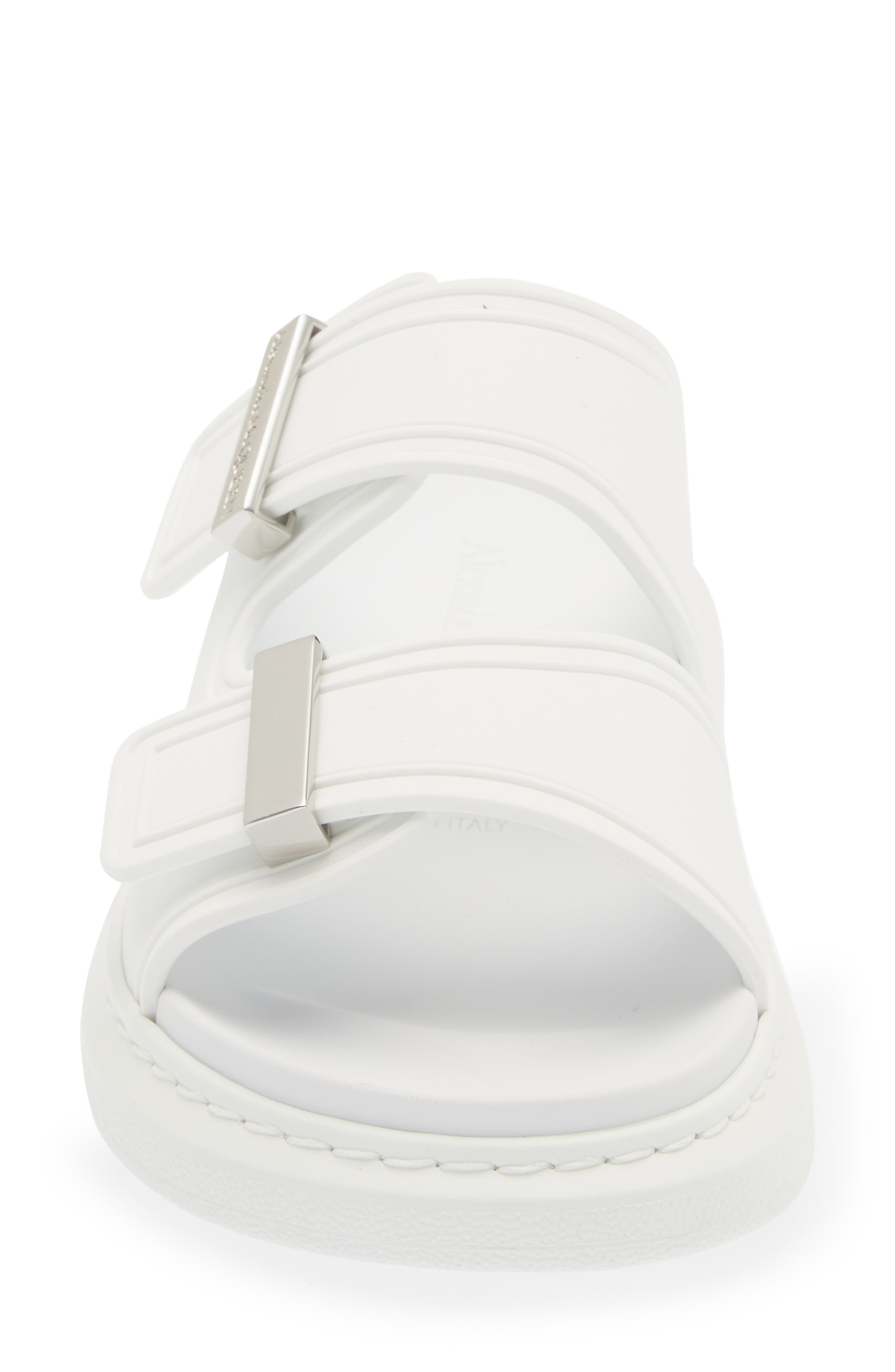 McQueen Oversized Slide Sandal, Alternate, color, 