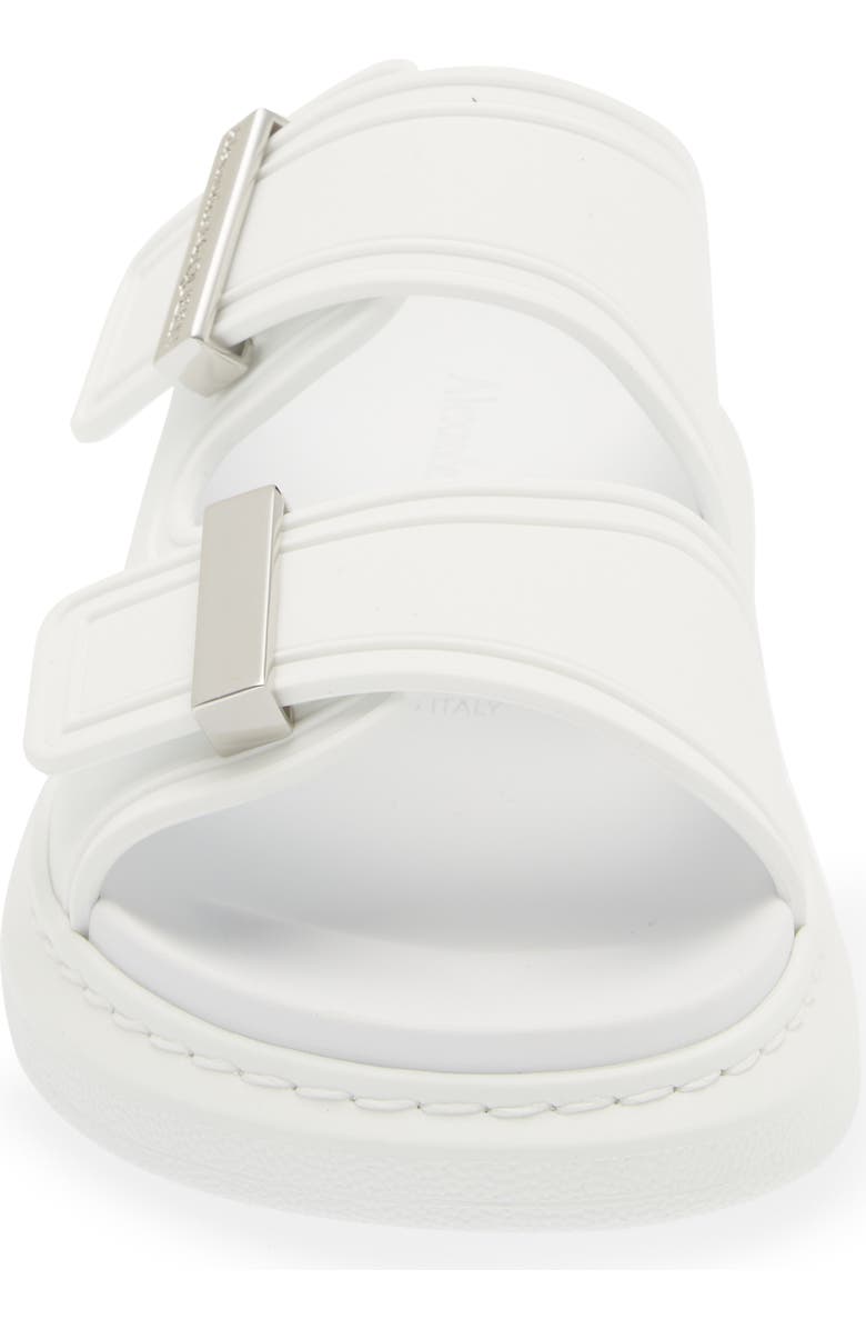 McQueen Oversized Slide Sandal, Alternate, color,